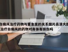 白癜风治疗药物与重金属的关系图片高清大图,治疗白癜风的药物对身体有损伤吗